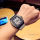 New Replica Richard Mille RM17-01 Watches Black Case White Rubber Strap (8)_th.jpg